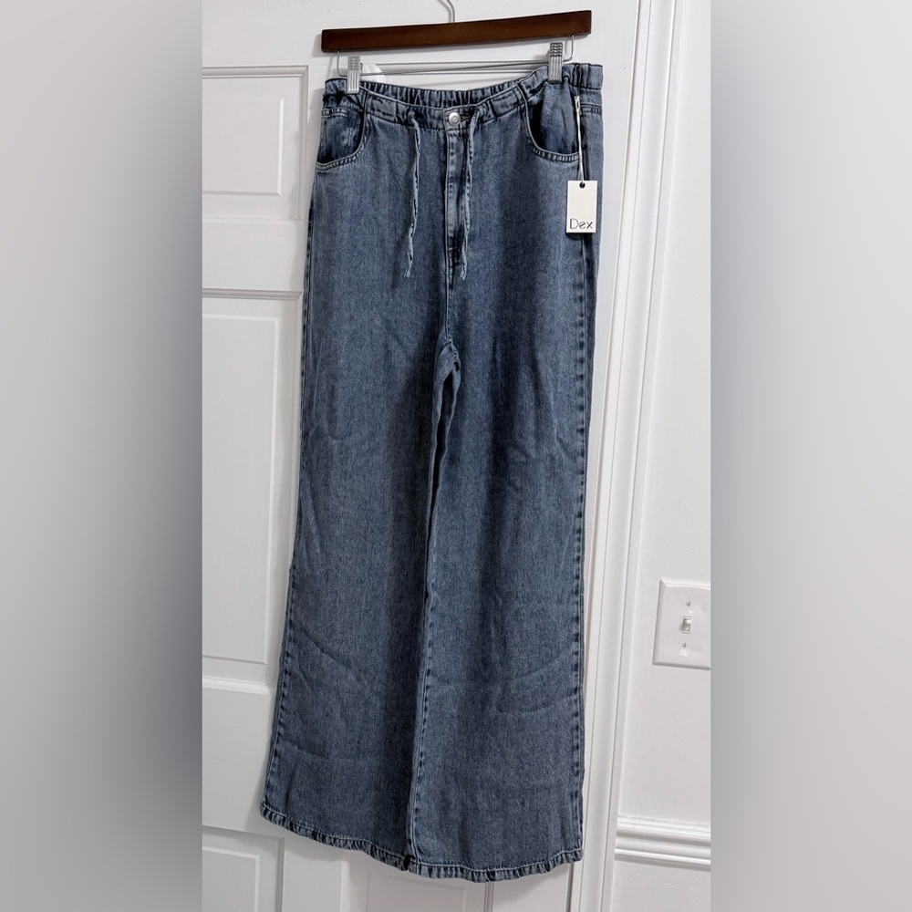 Dex Dark Blue Flare Jeans